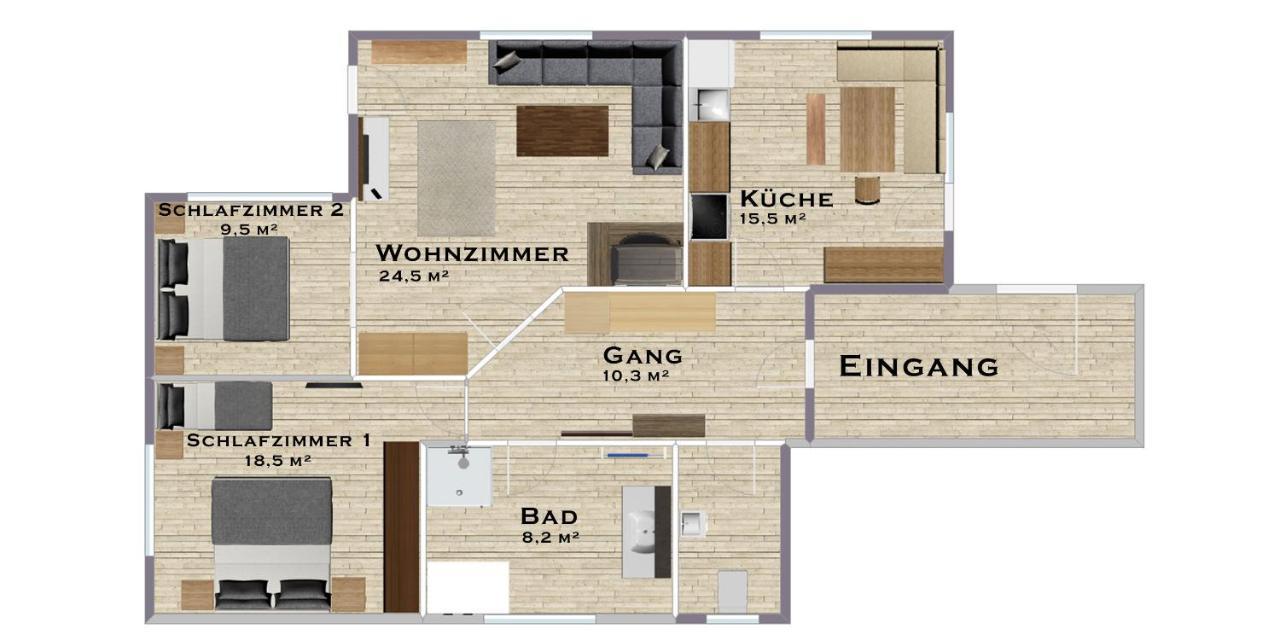 Alp Chalet Appartement Kappl  Eksteriør bilde